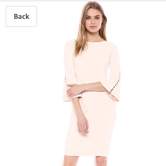 Calvin Klein Dresses & Skirts - NWT Calvin Klein Sheath Dress with Bell Sleeves